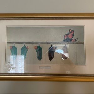 Anne Geddes Art With Gold Frame Made in Canada